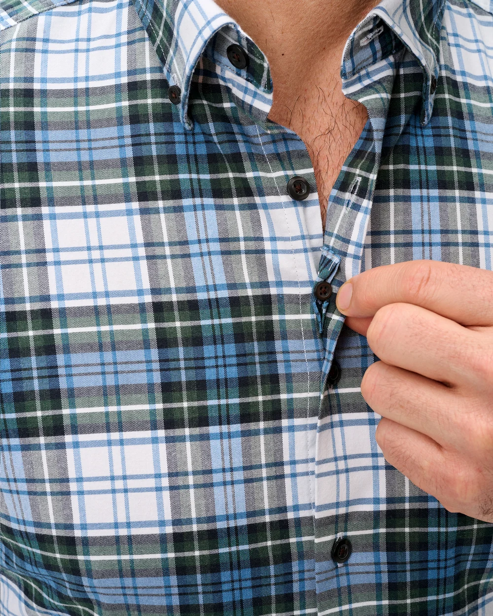 CHIMNEY ROCK TARTAN Performance Flannel Button Down Shirt
