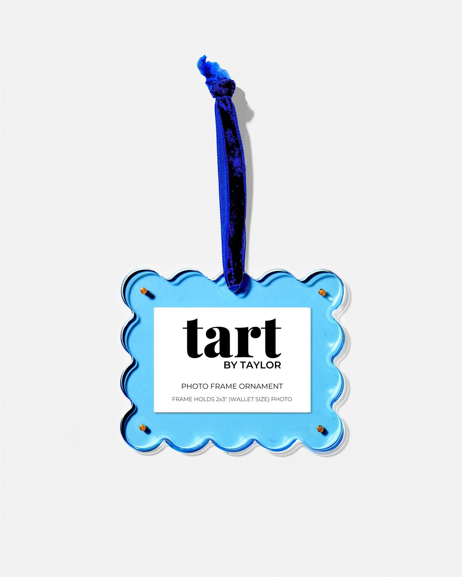 Frame Ornament - Neon Blue