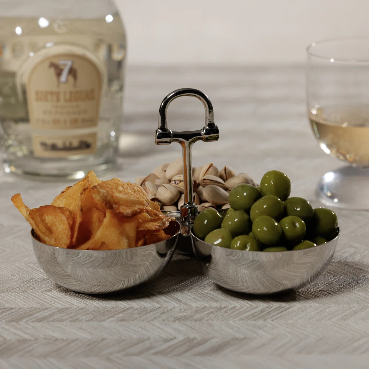 Equestrian Trio Condiment Serving Set