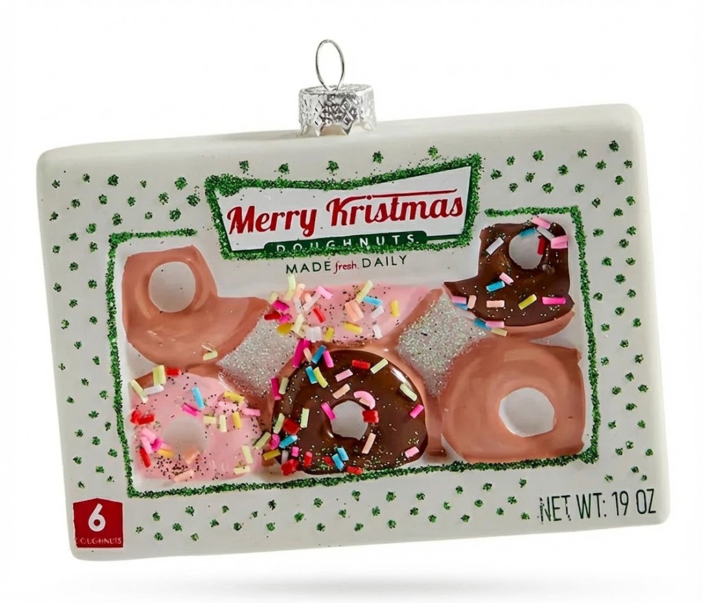 Merry Kristmas Doughnuts Ornament