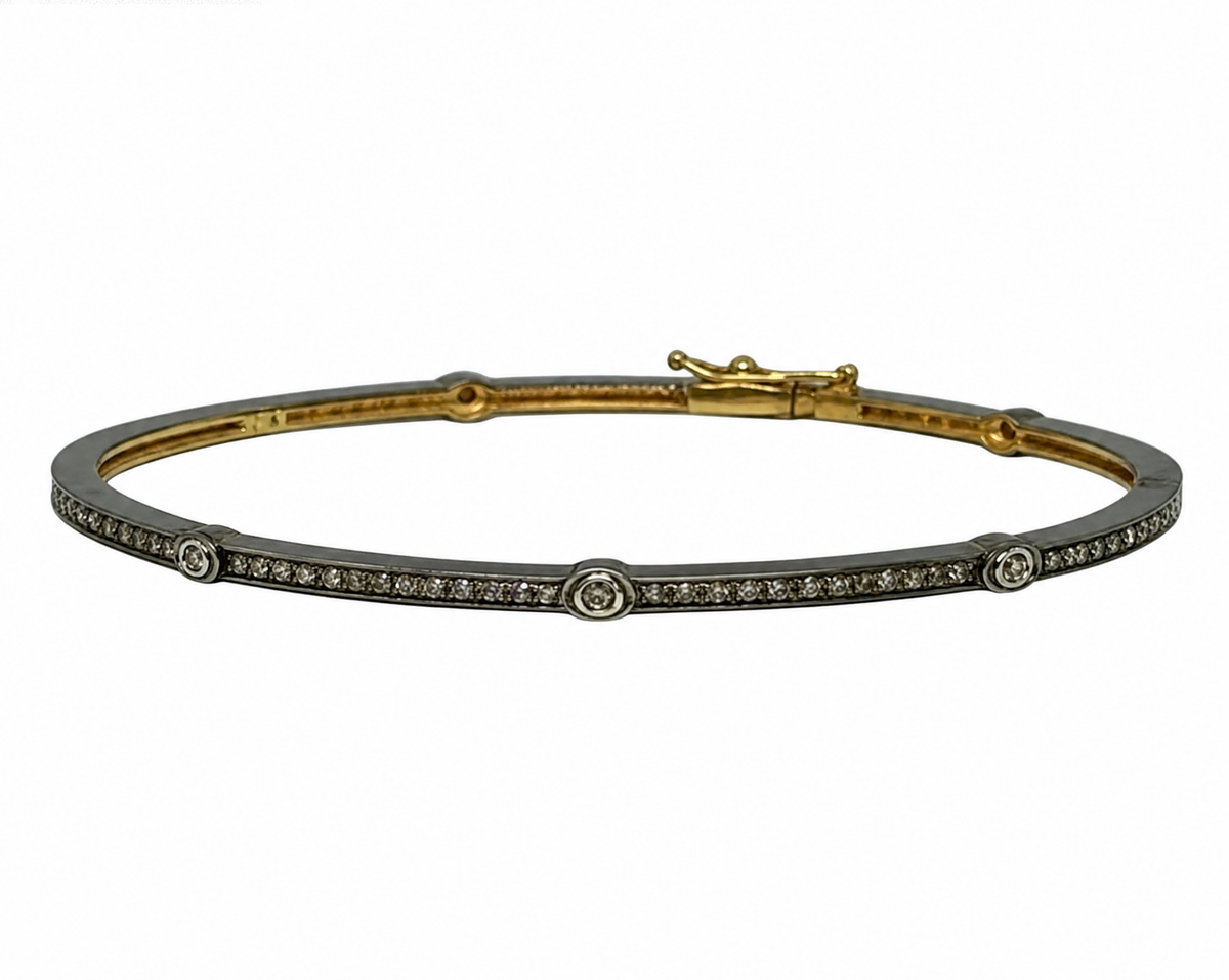 Roshini Pavé Diamond Bangle