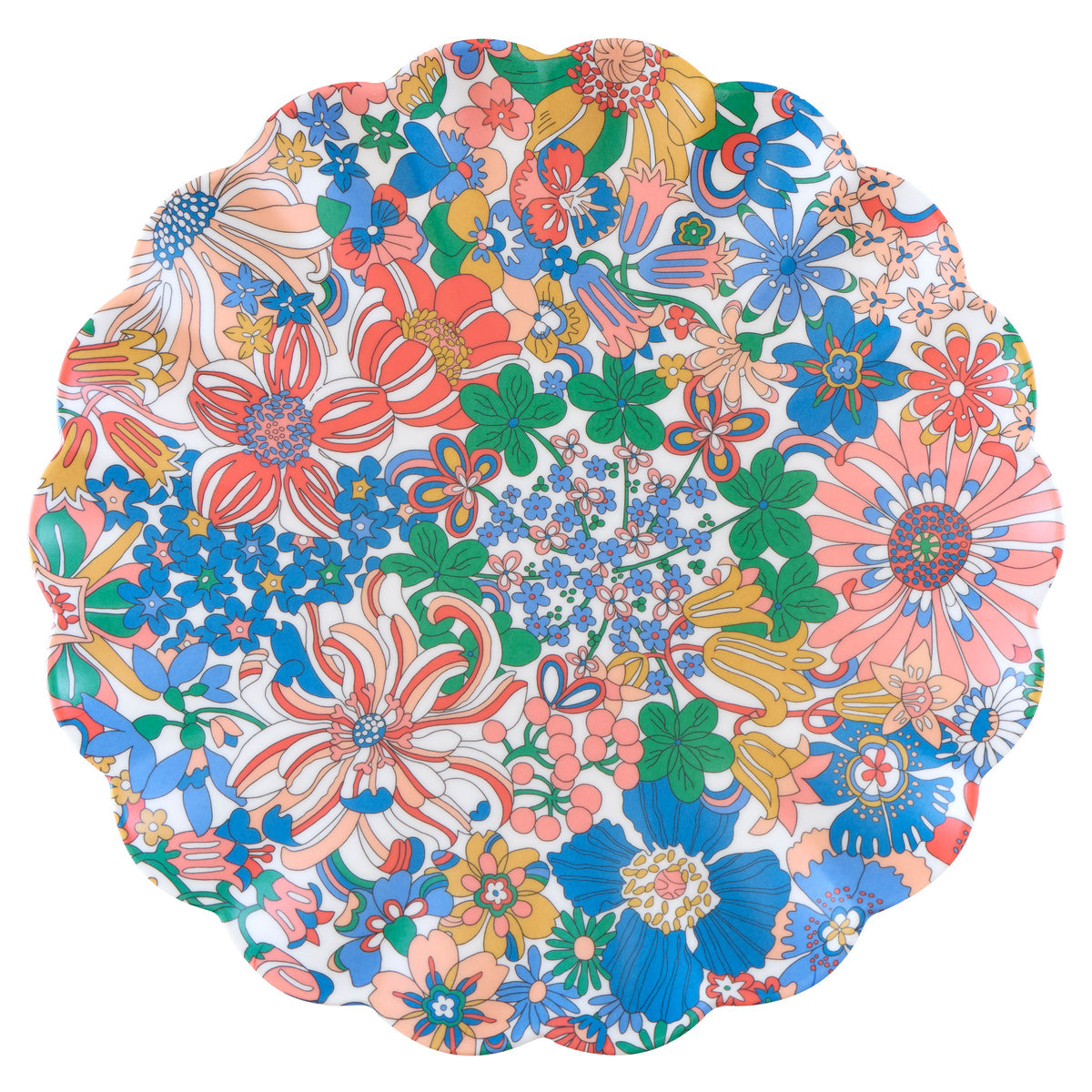 Meri Meri x Liberty Garden Party Reusable Large Plates