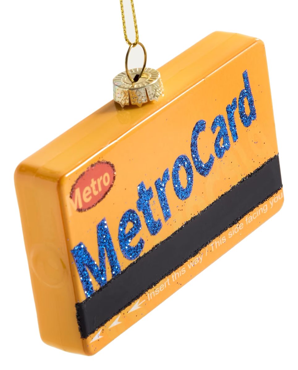 Metro Card Ornament