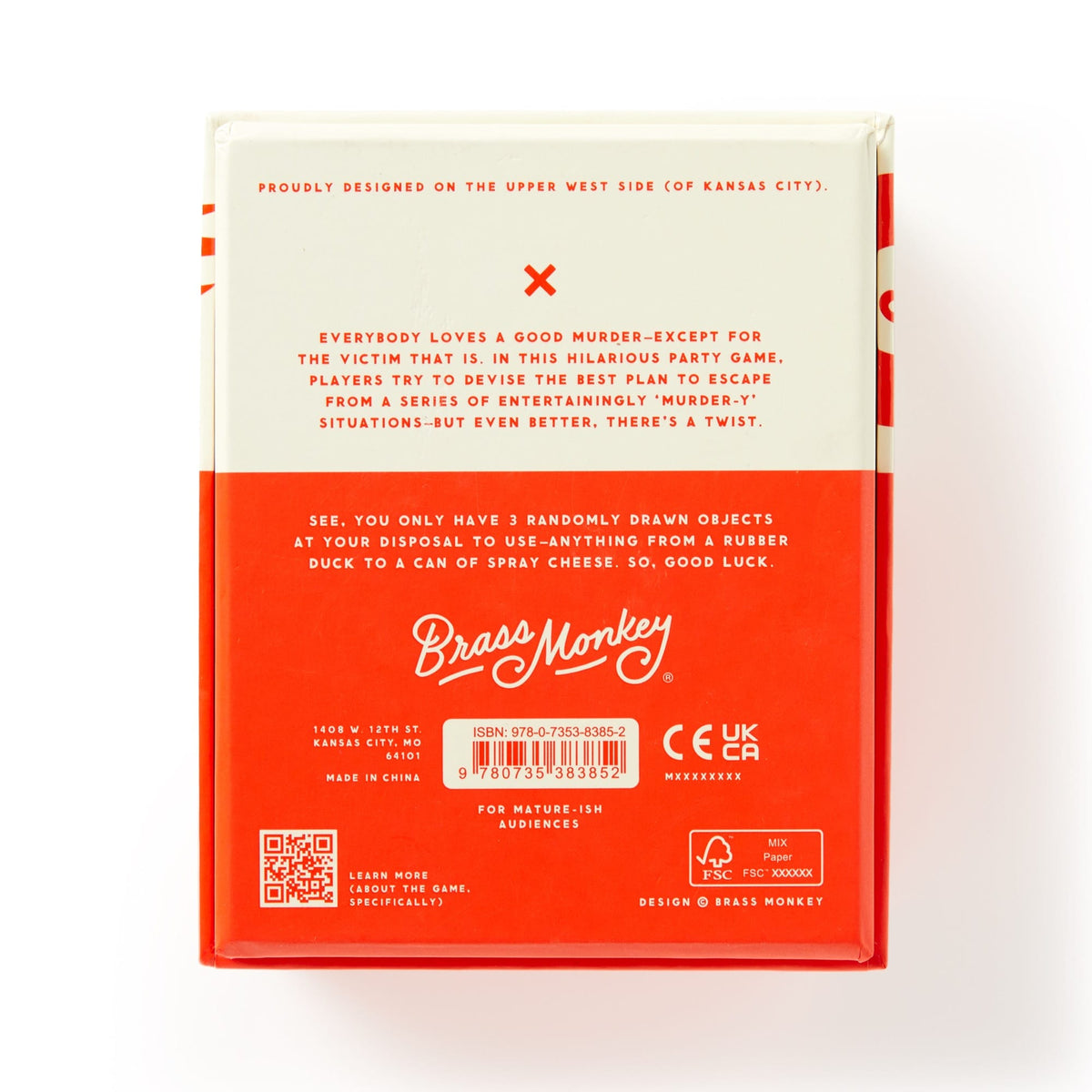 Not Today Murderer Game