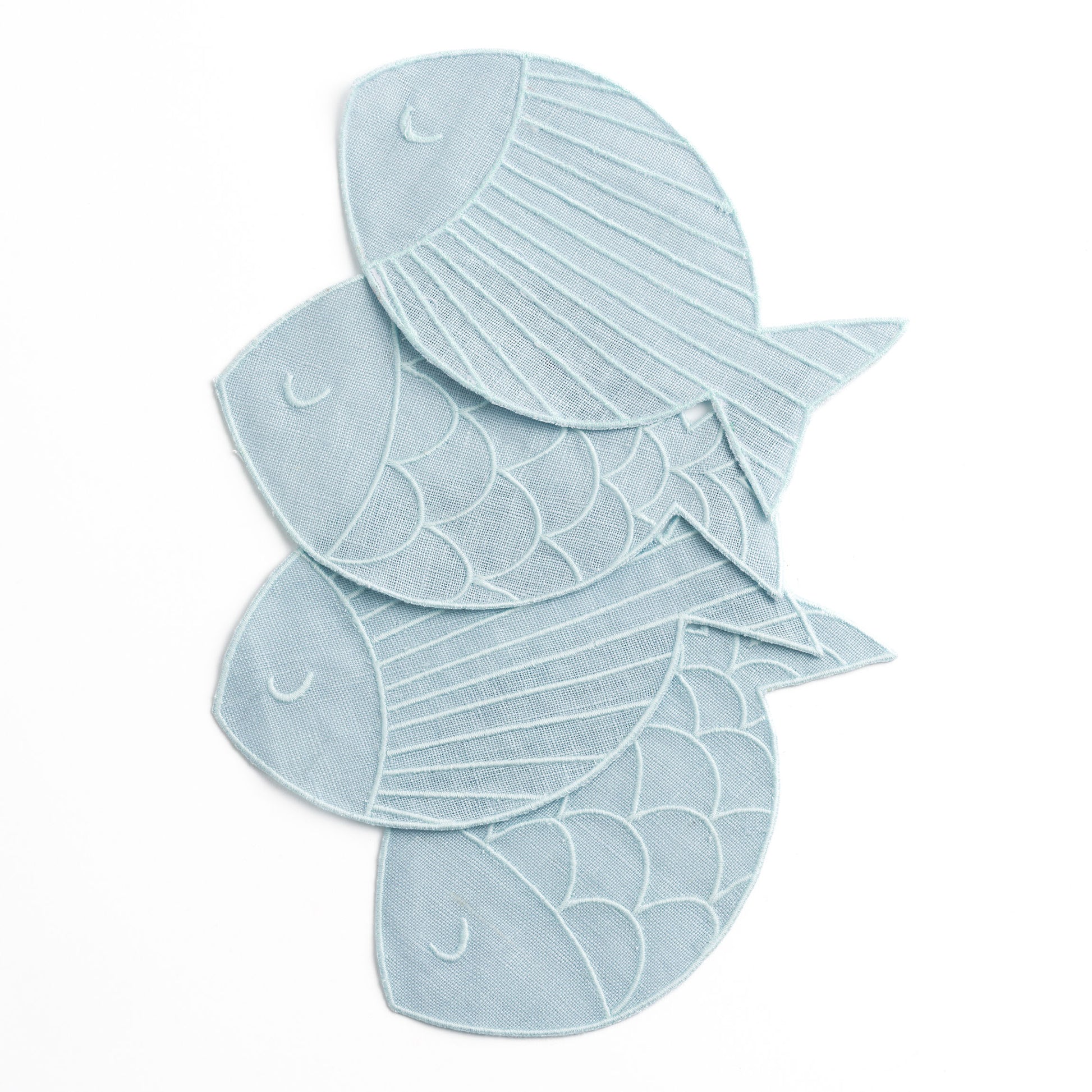 Sardine Cocktail Napkins (Set of Four)