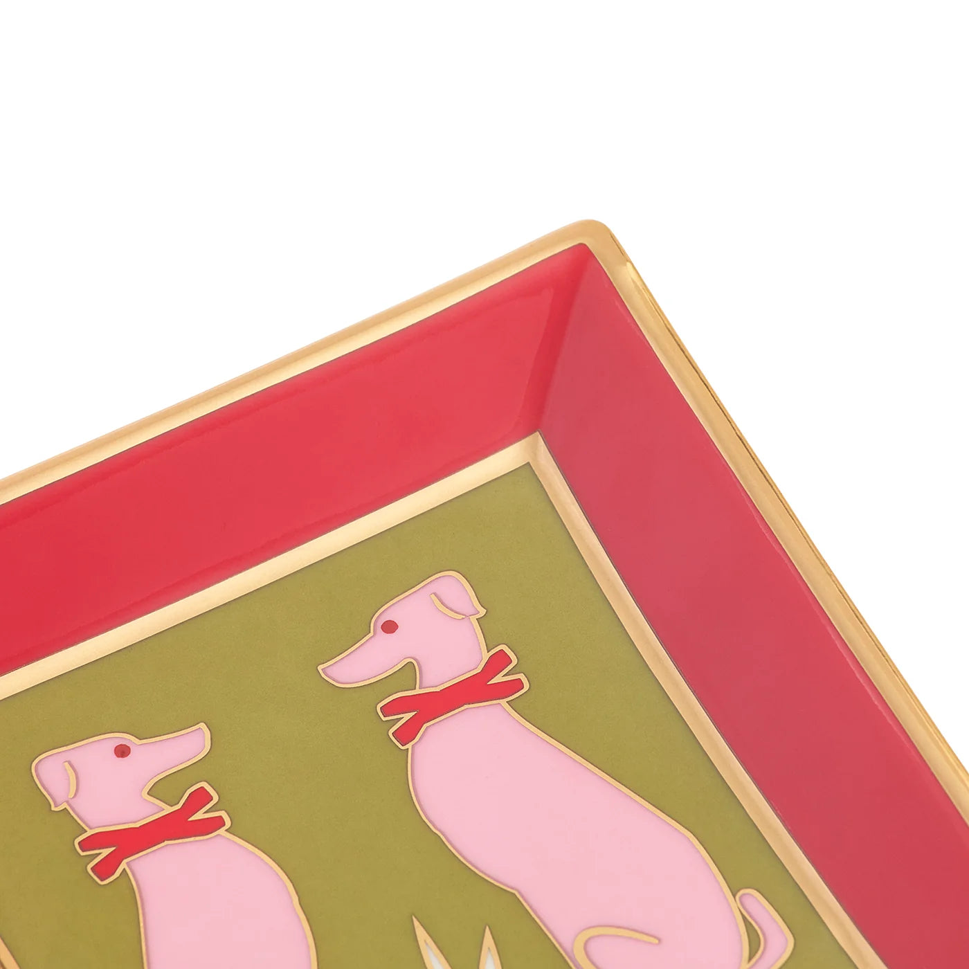 Playa Greyhounds Square Tray
