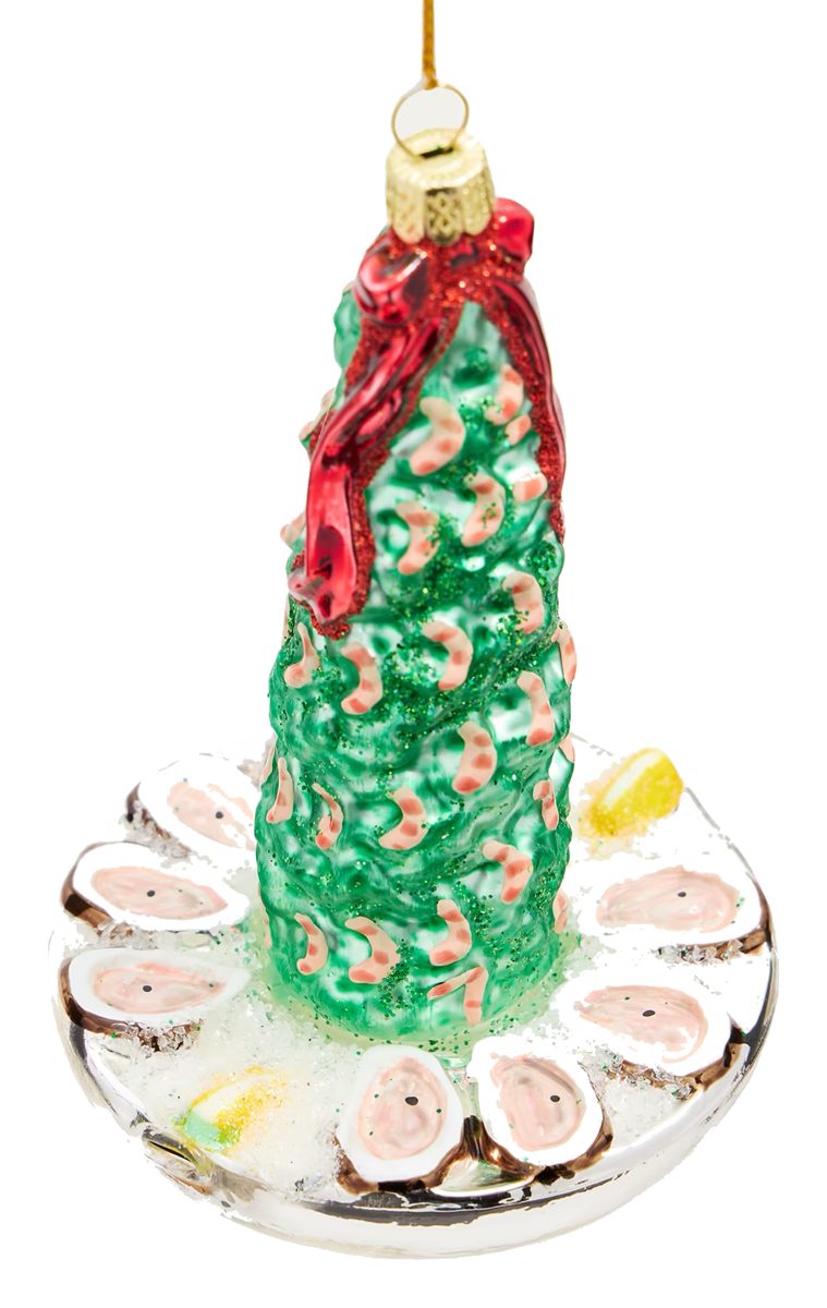 Retro Shrimp Cocktail Party Tree Ornaments