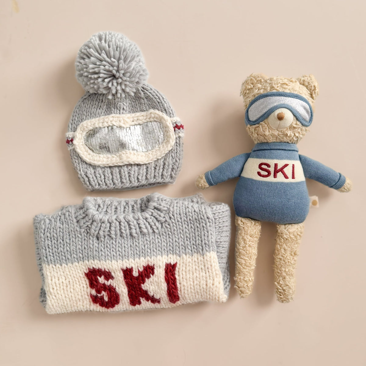 Ski Goggles Hat - Bowie Grey