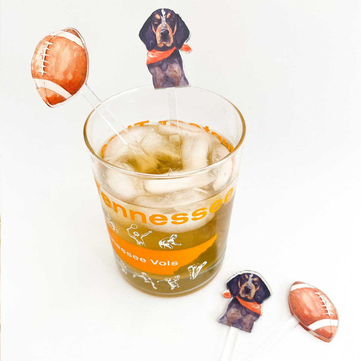 It’s Football Time in Tennessee Acrylic Stir Sticks