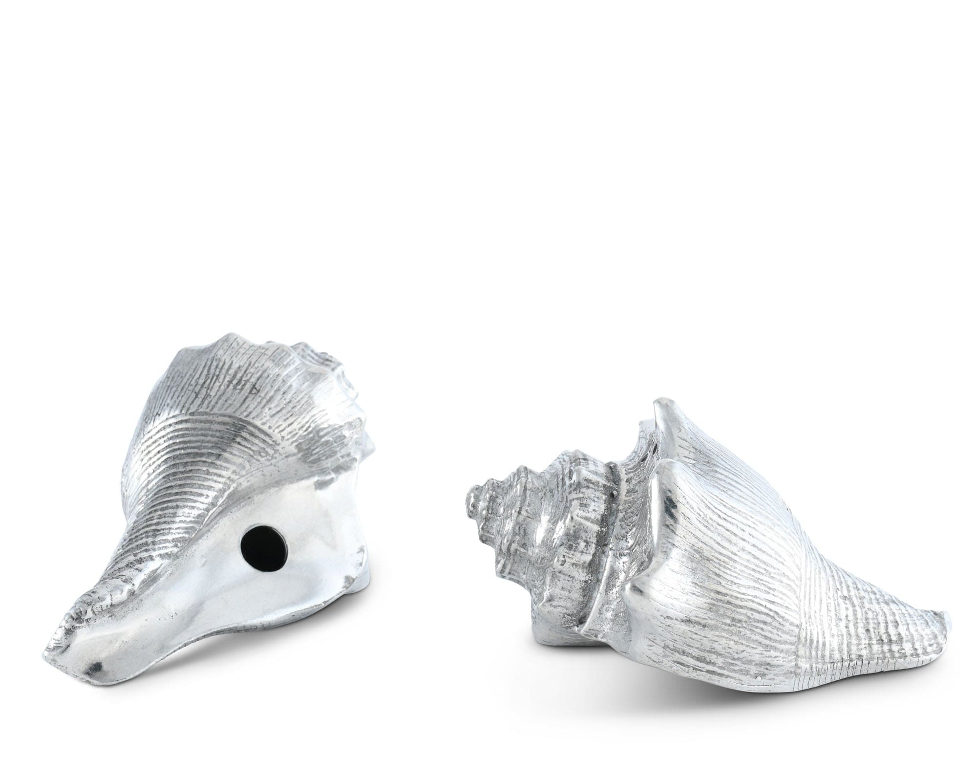Pewter Conch Shell Salt & Pepper Set