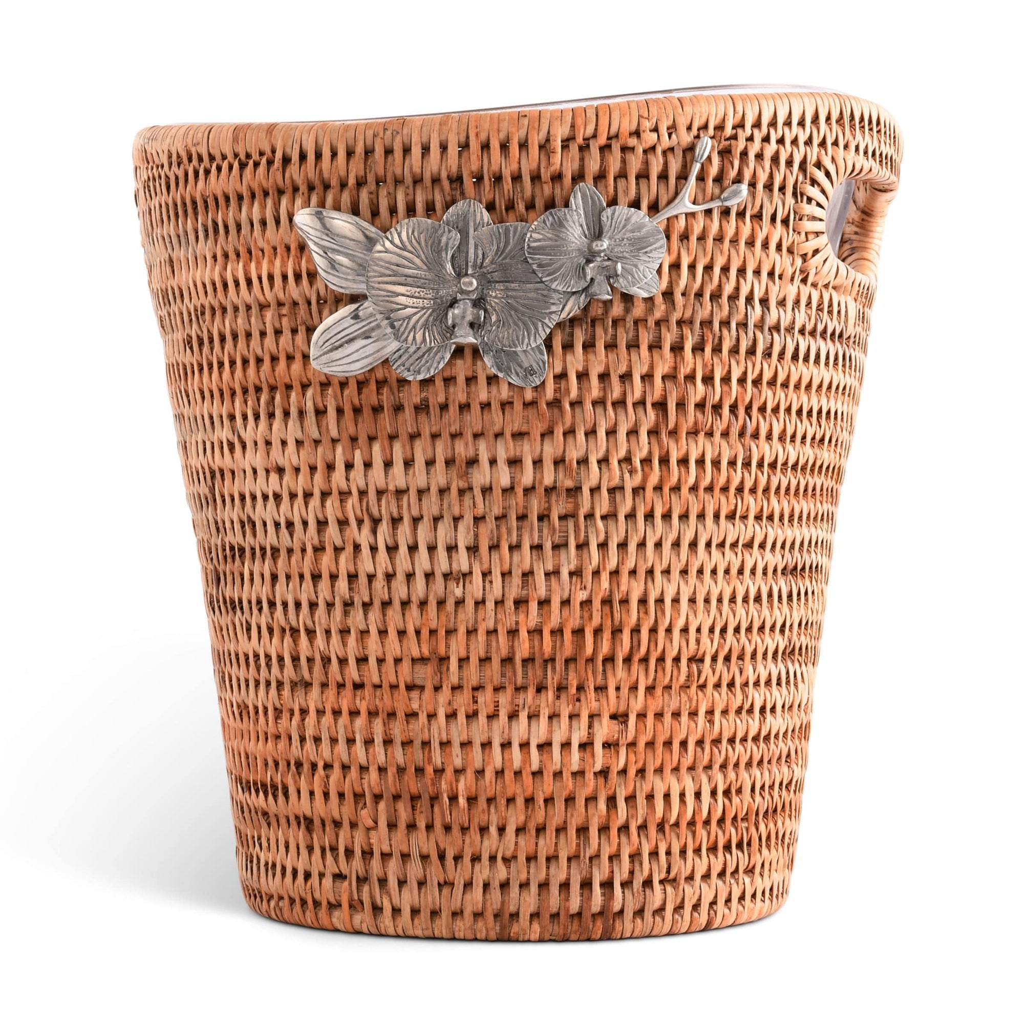 Orchids Rattan Ice Bucket