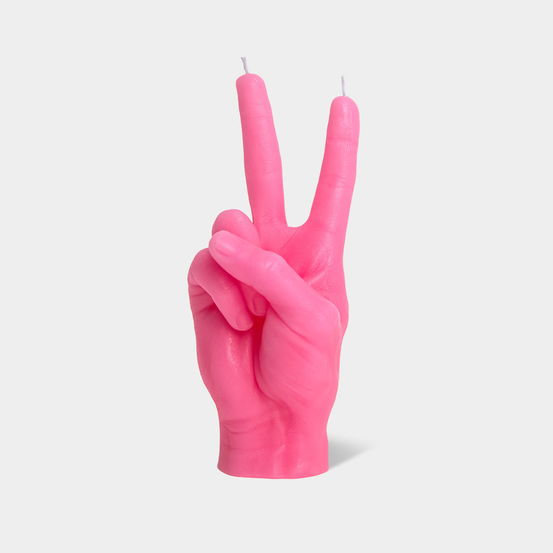 Victory/Peace Candle Pink