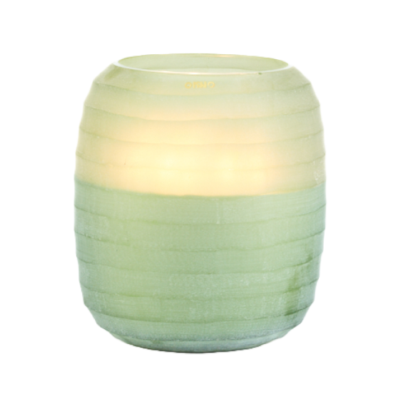 XL Waves Candle in Green