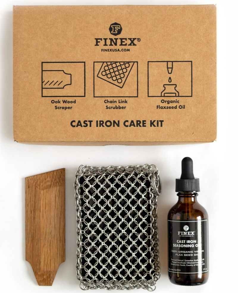 3pc Cast Iron Care Kit